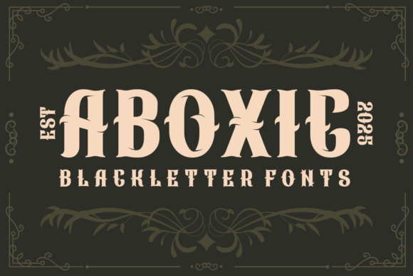 Aboxic: Merging Gothic Elegance with Modern Readability