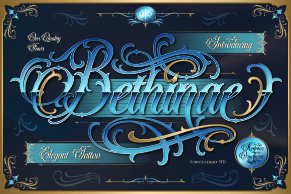 Bethinae: The Bold Script Font for Modern Luxury Branding