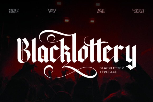 Blacklottery: Reviving Medieval Gothic Aesthetics for Modern Brand Identity