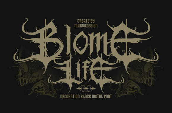 Blome Life: The Blackletter Font for Bold, Rebellious Branding