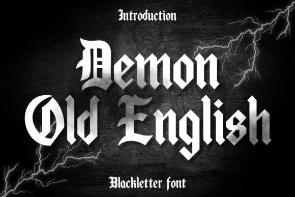 Demon Old English: A Bold Font for Creative Expression