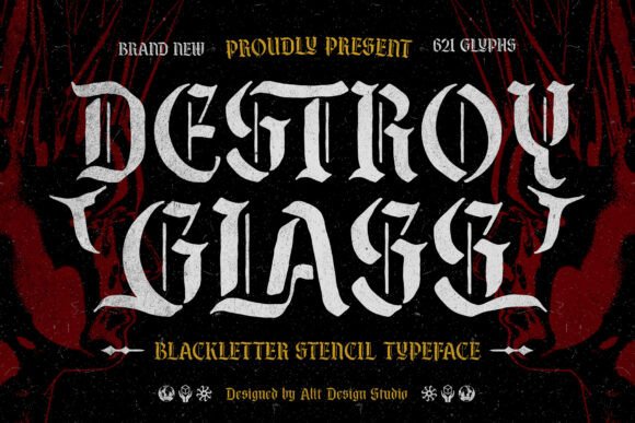 Destroy Glass: A Bold Typographic Statement