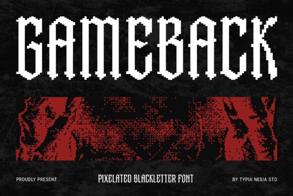 Gameback Font: Merging Retro Nostalgia with Modern Design Elegance
