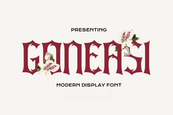 Goneasi: A Modern Gothic Typeface for Timeless Elegance