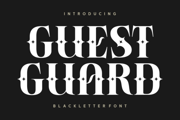 Guest Guard: A Magical Font for Autumn Elegance