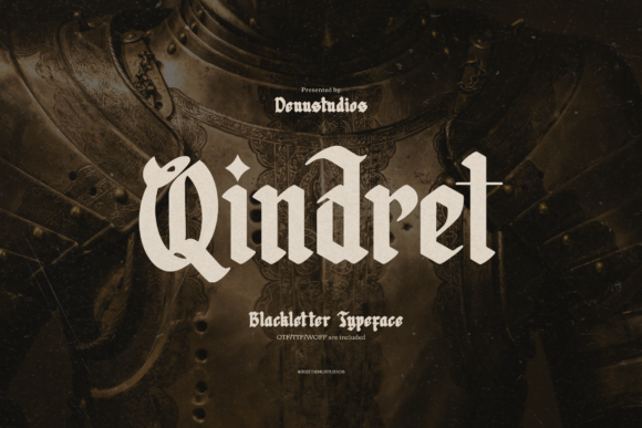 Qindret: A Modern Blackletter for Gothic Design