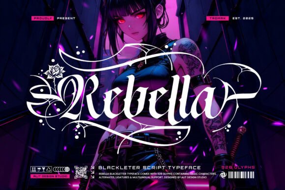 Rebella: Integrating Gothic Cyberpunk Aesthetics into Modern Design Workflows