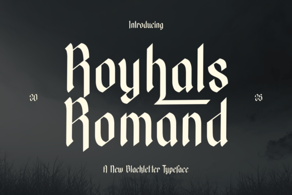 Royhals Romand: A Gothic Typeface for Early Autumn and Beyond