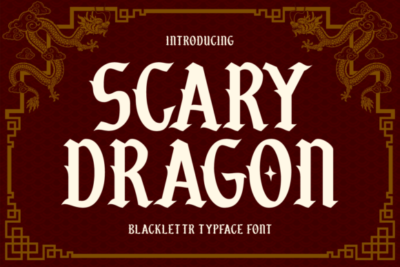 Scary Dragon: A Bold Typeface for Mythical Impact