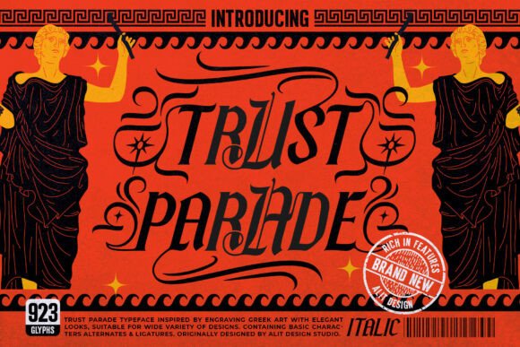 Trust Parade: Strategic Typography for Bold Brand Identity