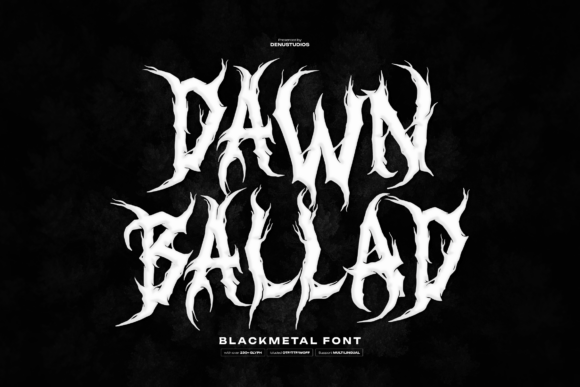 Unleashing Creativity with Dawn Ballad: A Gothic Font for Bold Designers